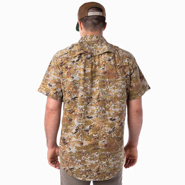 Duck Camp Lightweight Hunting Shirt Short Sleeve, Wetland | Large