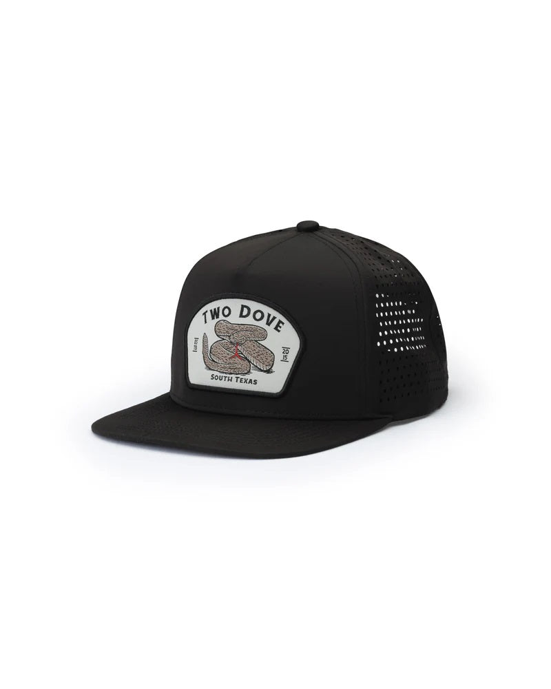 Rattlesnake Patch Hat- Black