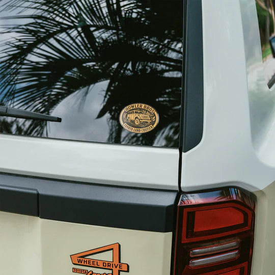 HB X Land Cruiser Sticker - Old Gold