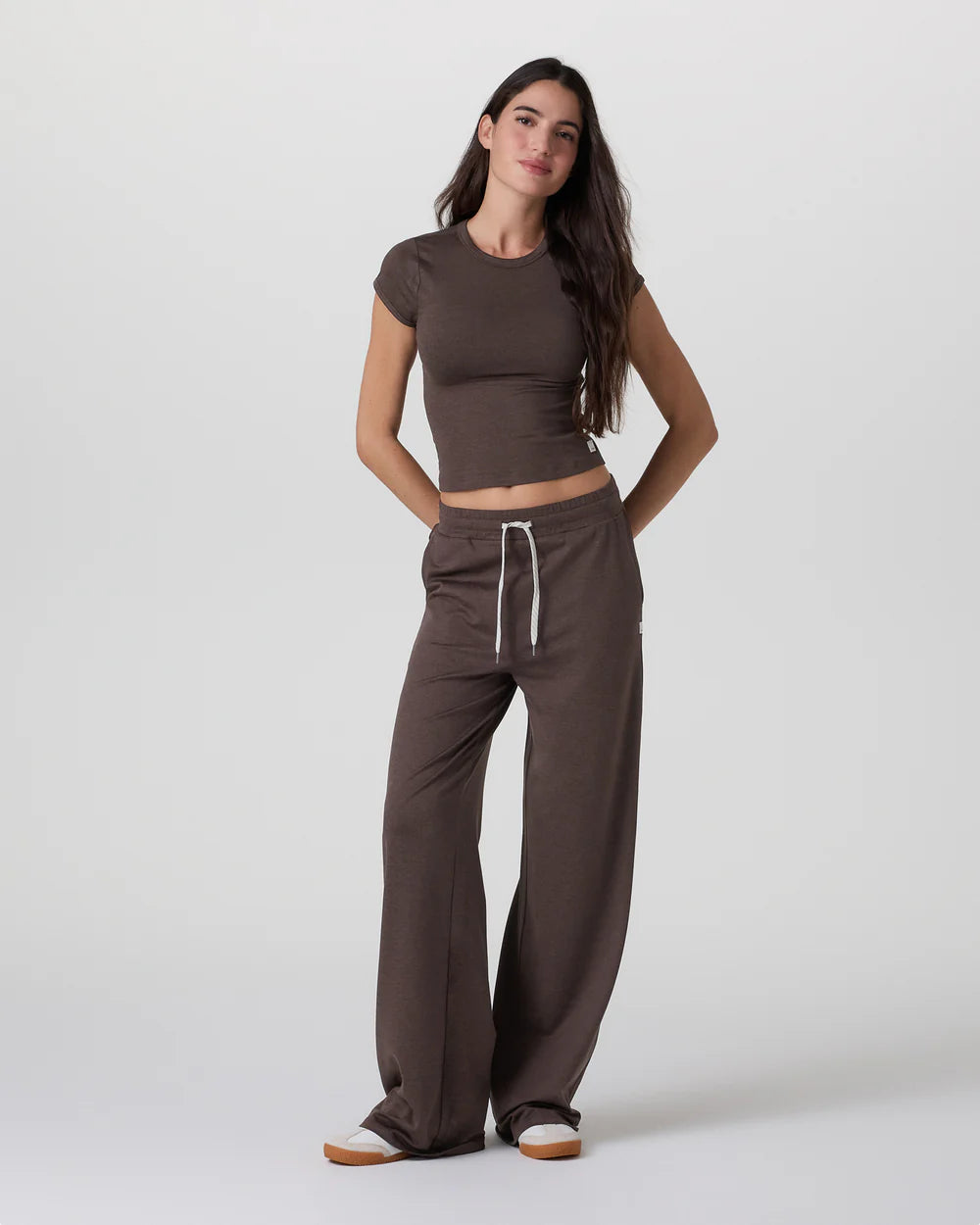 Women's Halo Essential Wideleg - Java Heather