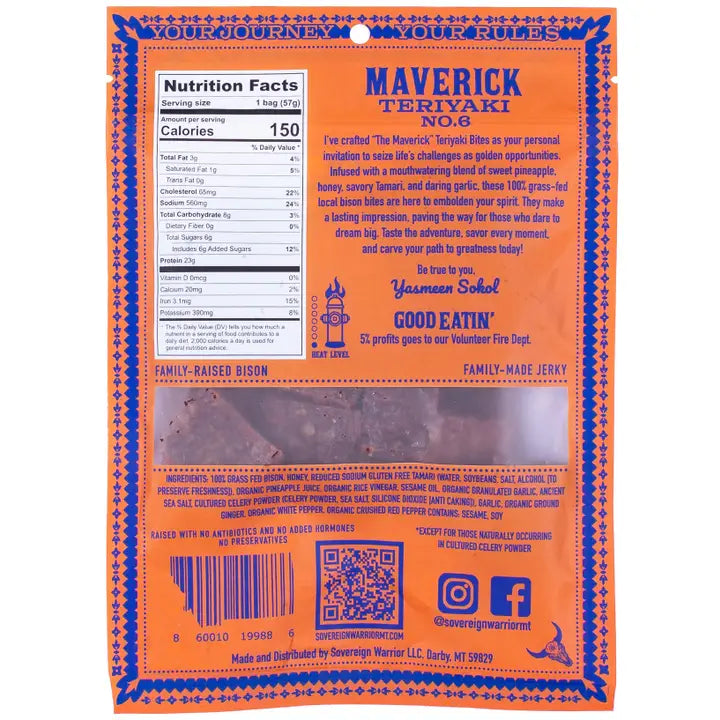Maverick - Teriyaki Bison Bites