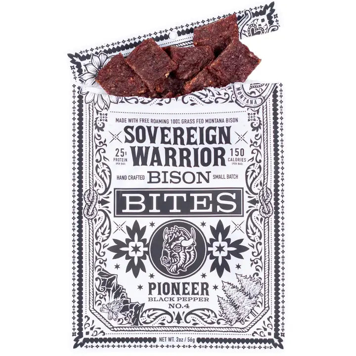 Pioneer - Black Pepper Bison Bites