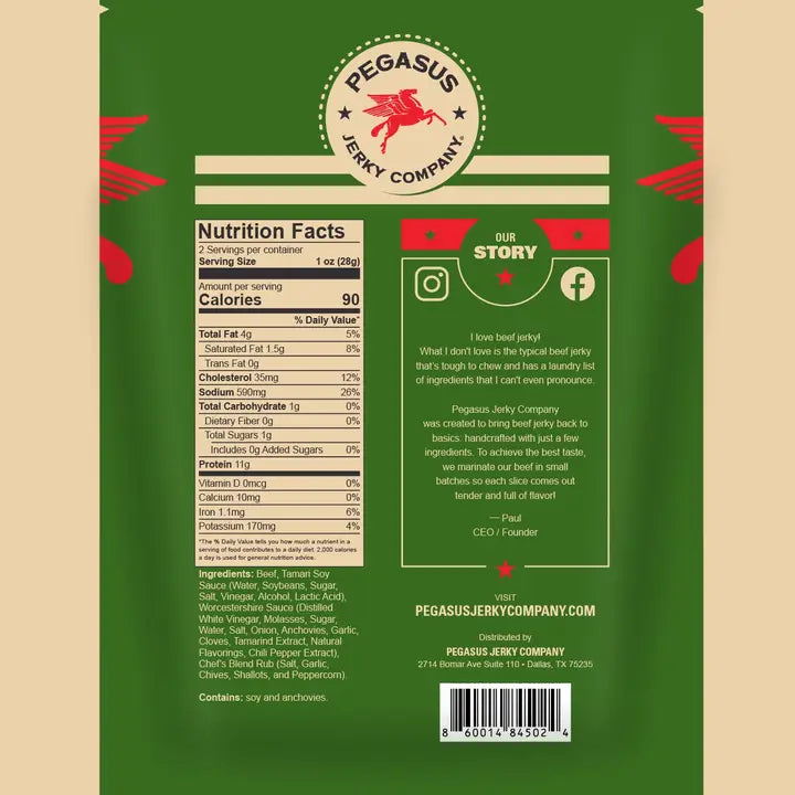 Chef's Blend Beef Jerky 2oz