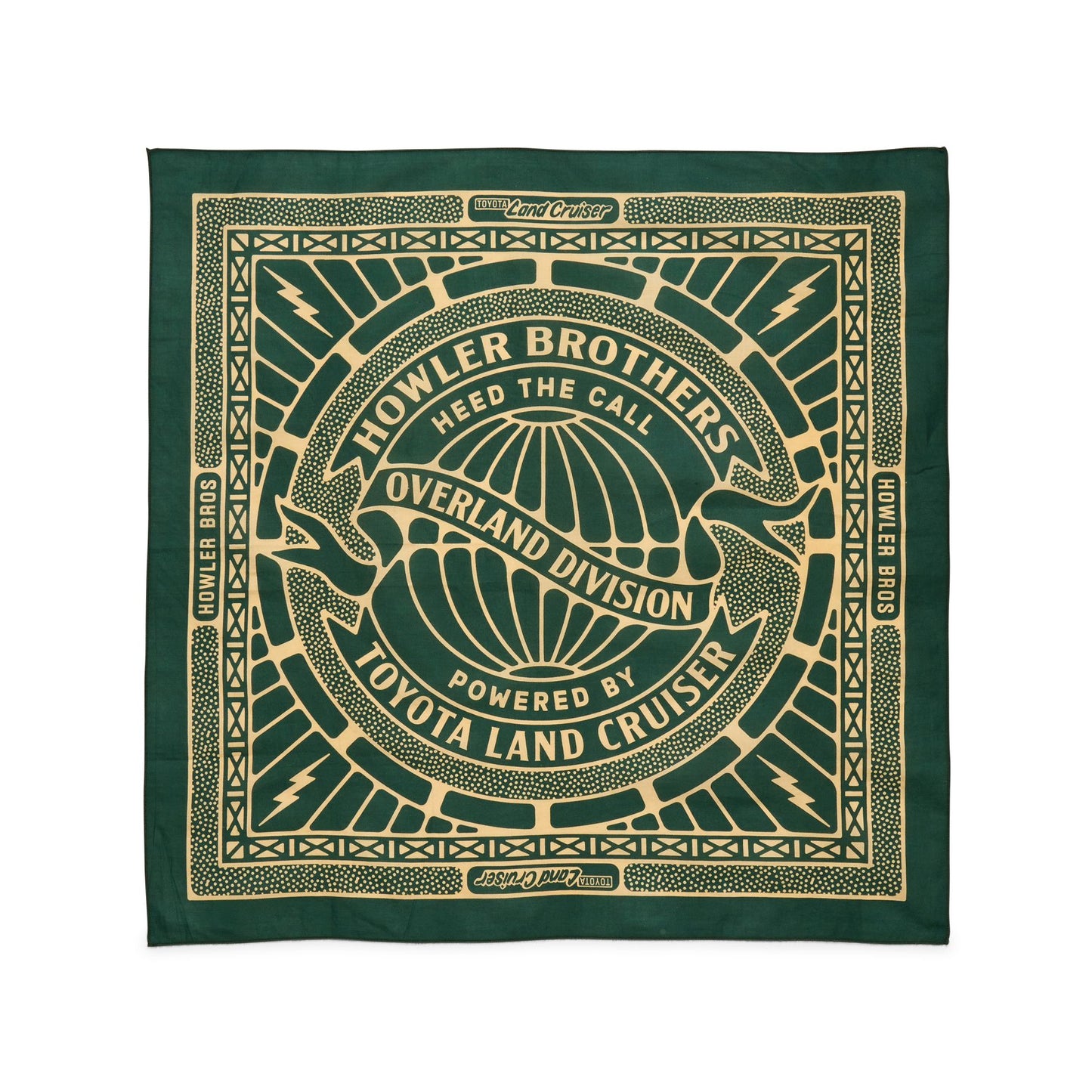 HB X Land Cruiser Bandana - Rustic Green
