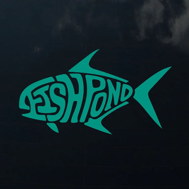 Permit Sticker 6"- Aqua