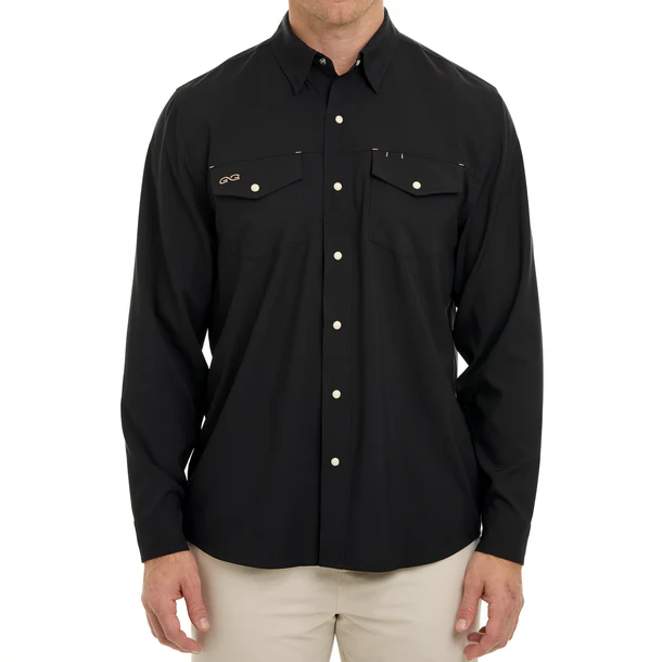 Stockyard Long Sleeve Shirt - Caviar