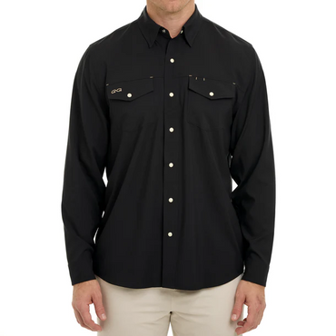 Stockyard Long Sleeve Shirt - Caviar