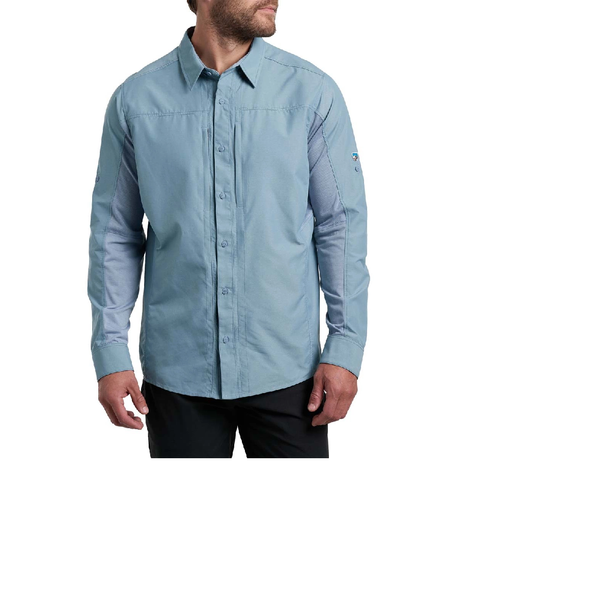 Airspeed Long Sleeve Shirt- Blue Slate