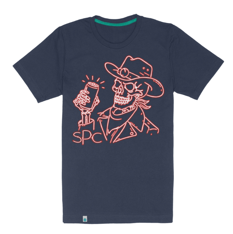 Broadway Bones T-Shirt- Navy