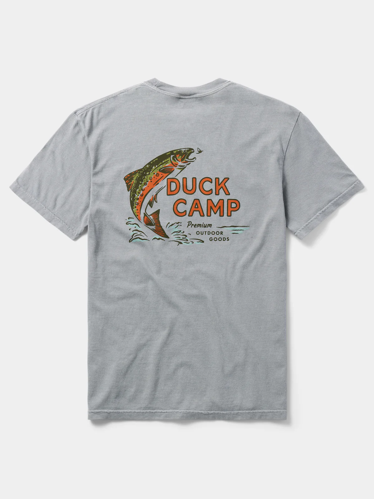 Trout Camp Graphic T-Shirt- Anchor