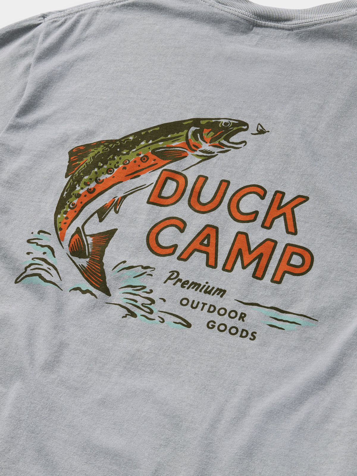 Trout Camp Graphic T-Shirt- Anchor