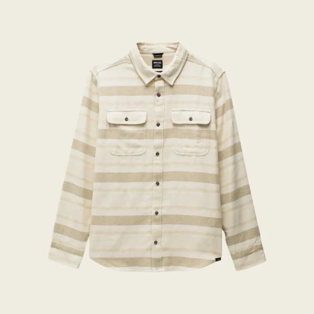 Westbrook Flannel Shirt - Chalk Stripe