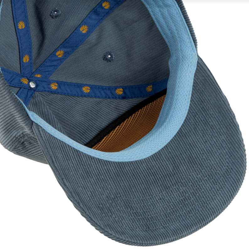 Sendero Logo Hat- Blue/Yellow Corduroy