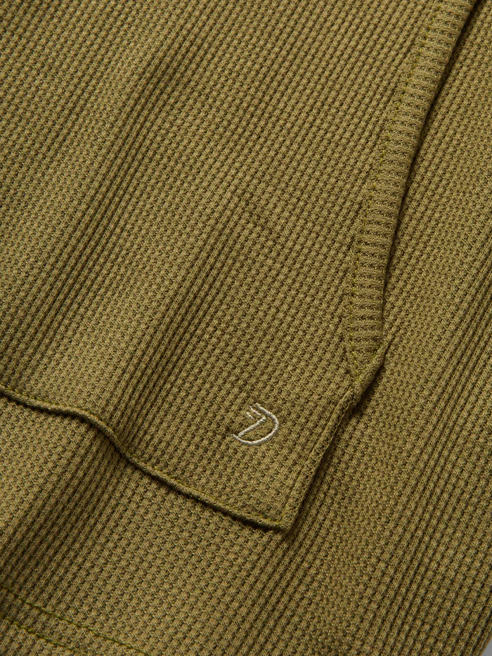 Drirelease Waffle Hoodie- Cordgrass