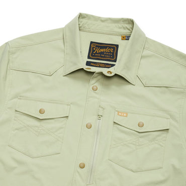 Emerger Tech Long Sleeve Shirt- Fog Green