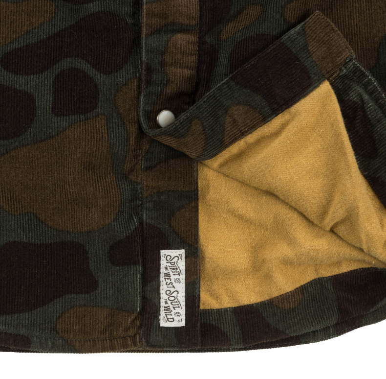 Desperado Shacket- Woodland Camo