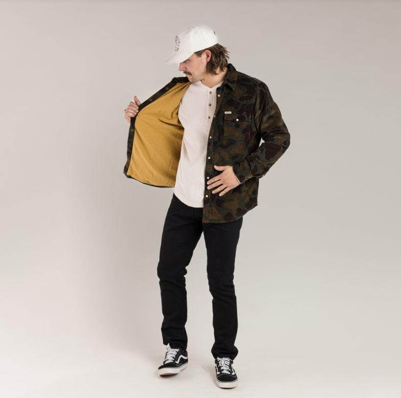 Desperado Shacket- Woodland Camo