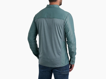 (Final Sale) Airspeed Long Sleeve Shirt- Deep Waters