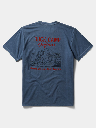 Fish On T-Shirt- Dark Denim