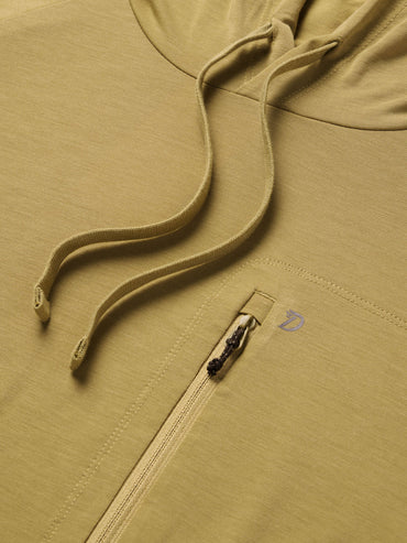 Lightweight Drirelease Performance Hoodie - Wheat