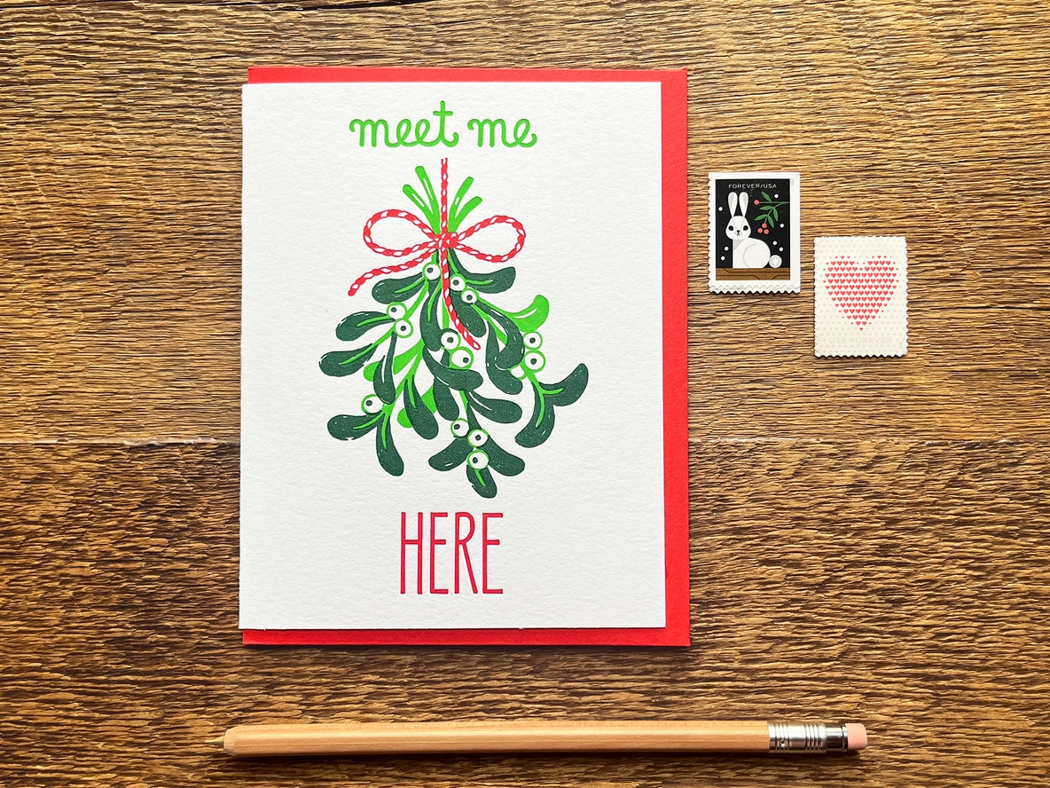 Mistletoe Card