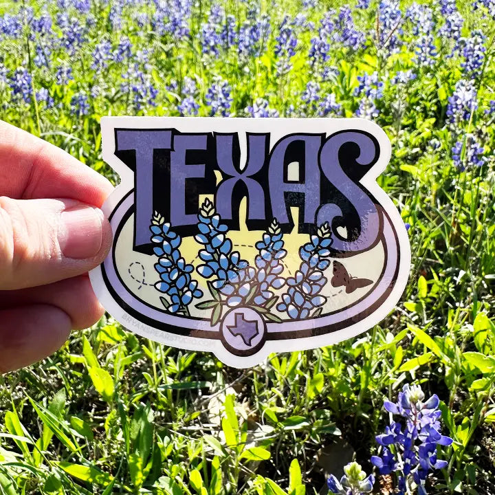 Texas Bluebonnet Sticker