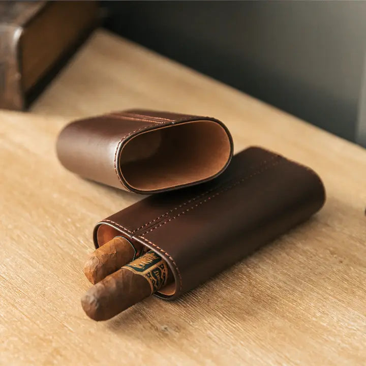 Premium 3 Cigar Travel Case