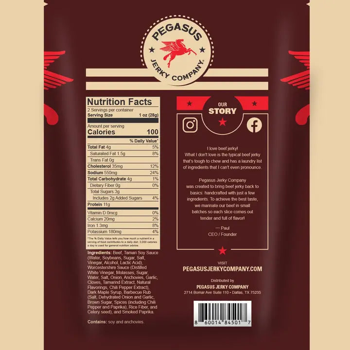 Southern Reserve Beef Jerky 2oz