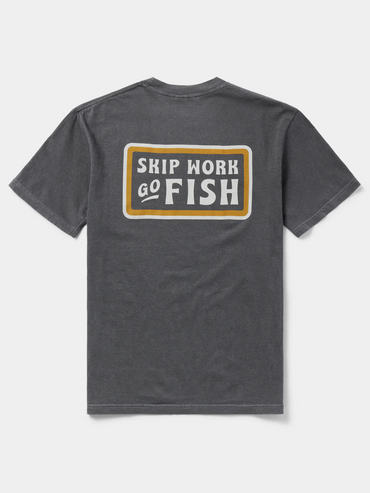 Skip Work T-Shirt- Pepper