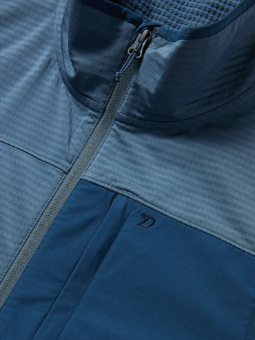 Lightweight Grid Tech Vests- Faded Navy/Bering Sea