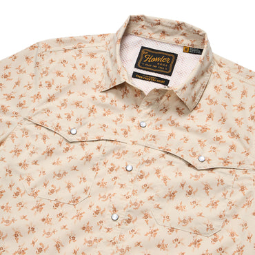 Open Country Tech Shirt- Rancher Floral/Sand