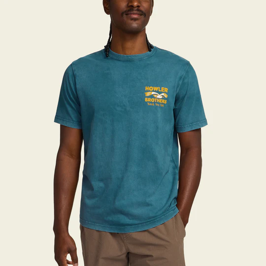 Flocka Seagulls Cotton T-Shirt- Storm