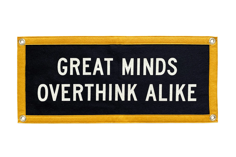 Overthink Camp Flag