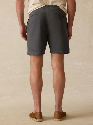 Essential Drawstring Shorts- Graphite Tide