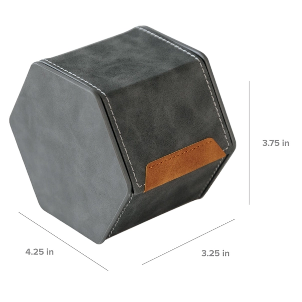 1-Slot Travel Watch Roll - Gray