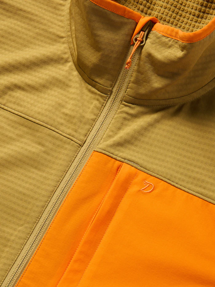 Lightweight Grid Tech Vests- Wheat/Blaze