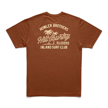 HCS Inland Surf Club Cotton T-Shirt- Caramel