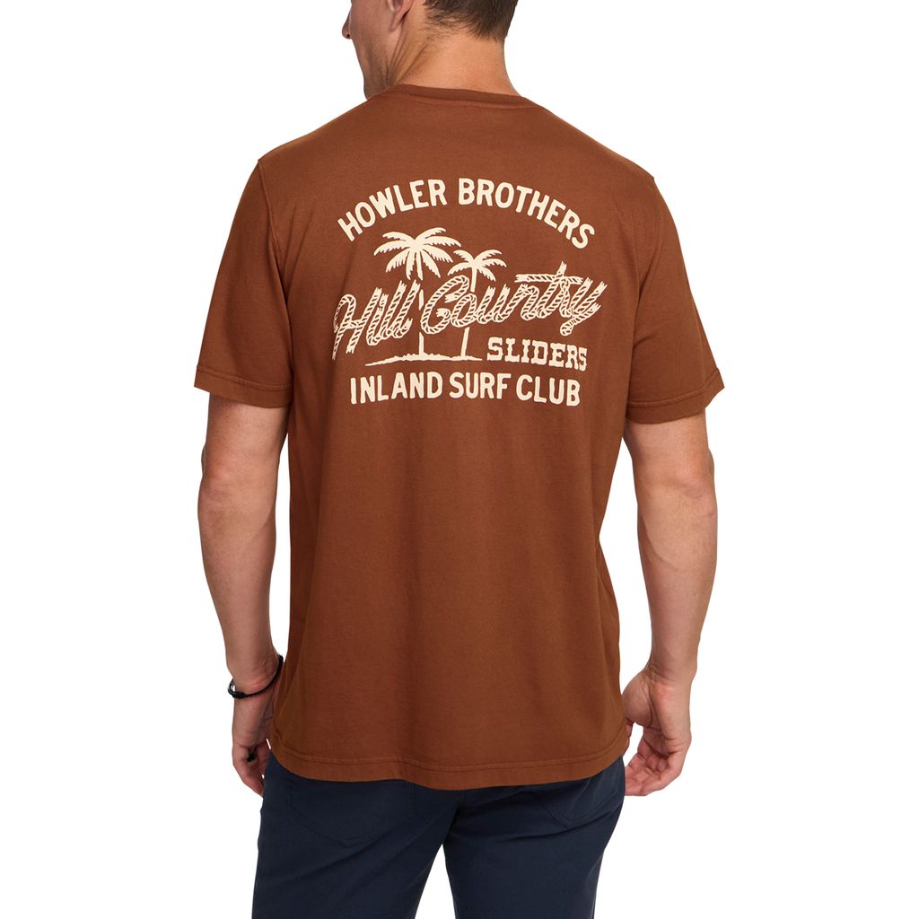 HCS Inland Surf Club Cotton T-Shirt- Caramel