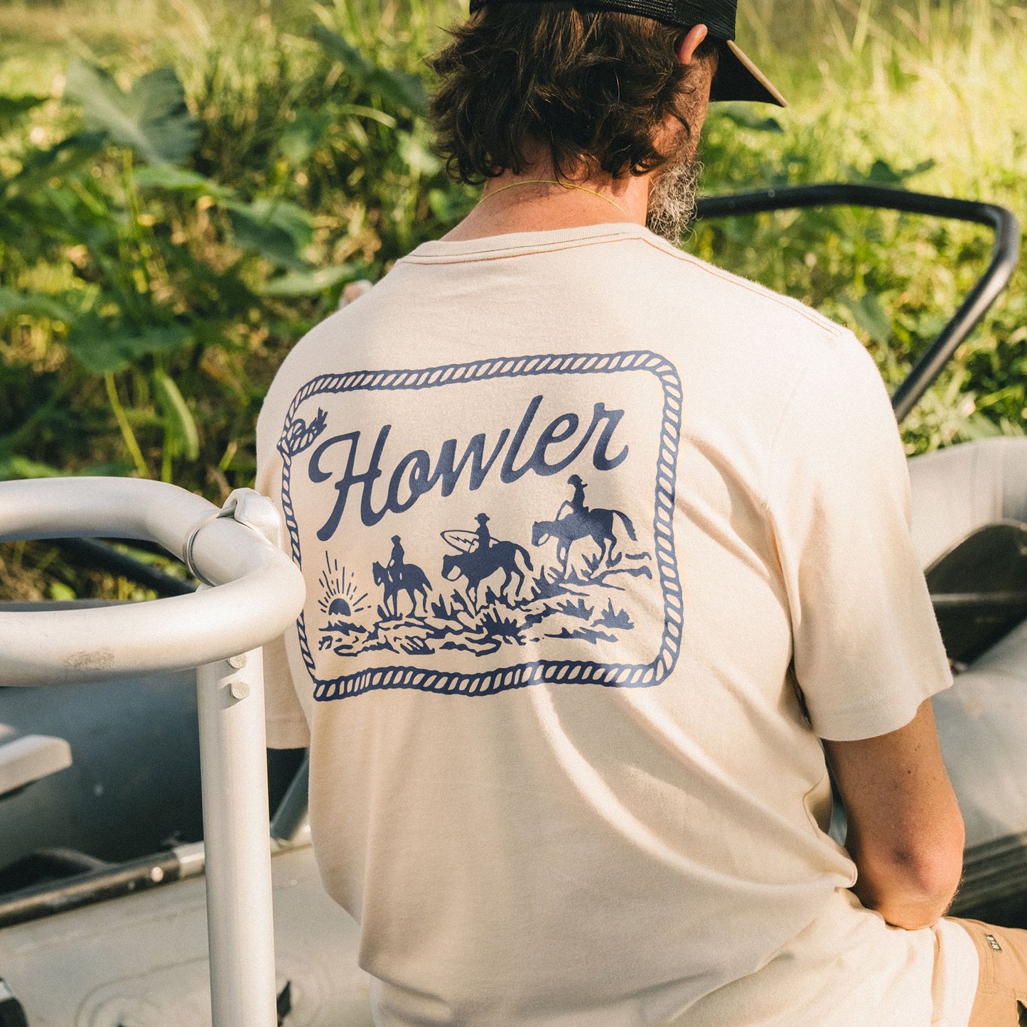 Howler Posse T-Shirt- Sand Heather