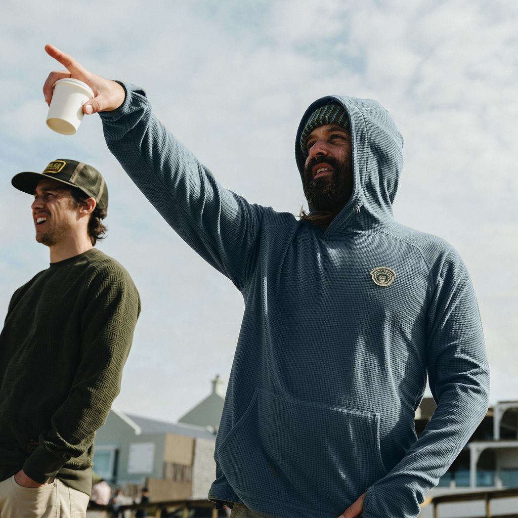 Palo Duro Fleece Hoodie- Stormy Sea