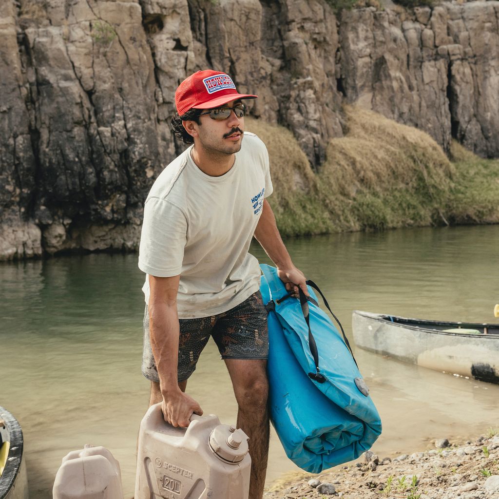 Howler Slab Feedstore Hat- Joe Rob Red