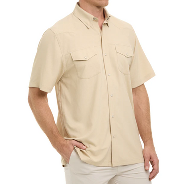 Drover Short Sleeve Shirt - Khaki