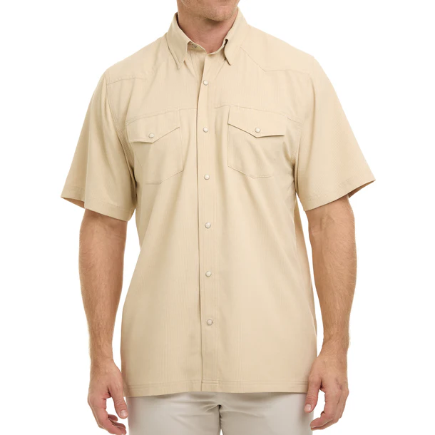 Drover Short Sleeve Shirt - Khaki
