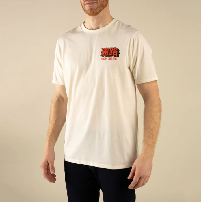 Koi Bronc T-Shirt- Vintage White