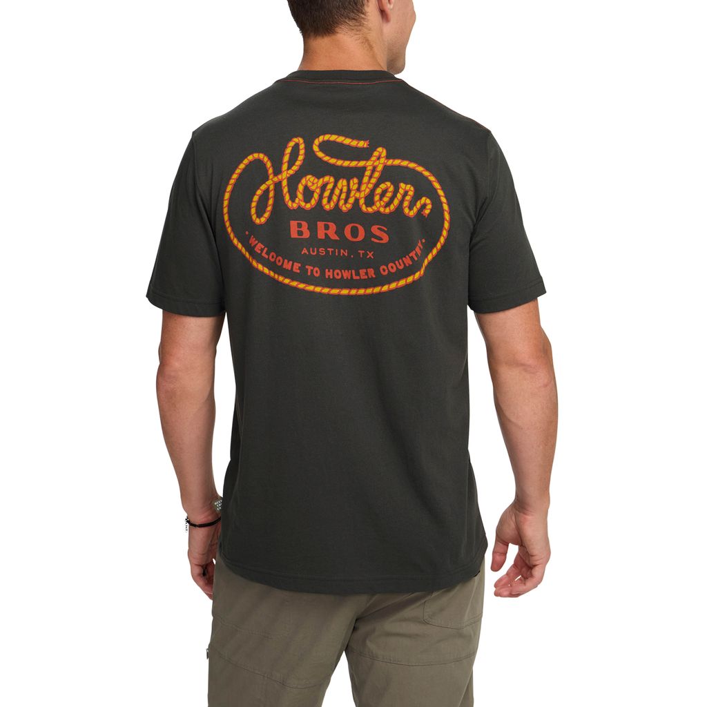 Howler Lasso T-Shirt- Antique Black