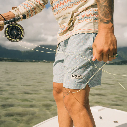 Deep Set Boardshorts- Lotsa Dots/Pool Blue