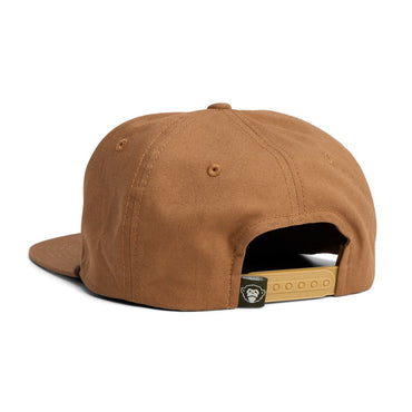 HB Manufacturing Co. Snapback Hat: Brown Oxford