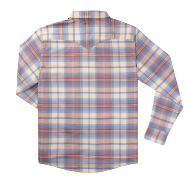 Moab Flannel Shirt- Blue/Red