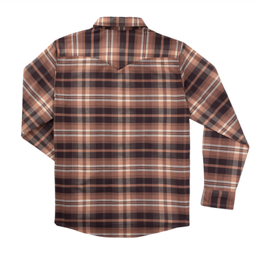 Moab Flannel Shirt- Brown/Black