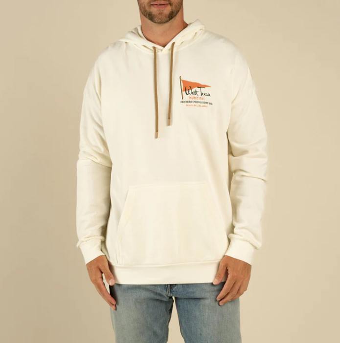 West Texas Municipal Hoodie- Vintage White